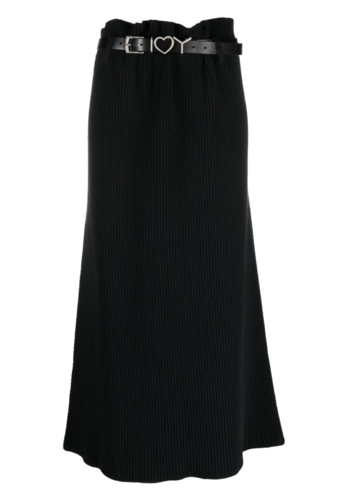 Y/PROJECT draped y belt knit skirt black Y/PROJECT draped y belt knit skirt black