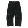 PLEASURES BLACK FORMULA BAGGY DENIM BLACK