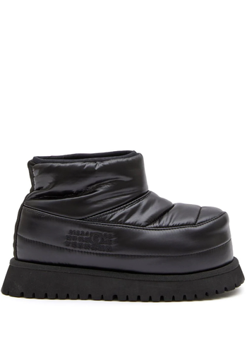 MM6 MAISON MARGIELA puffy ankle boots black