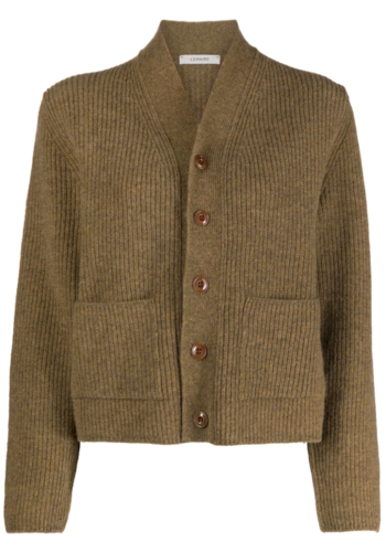 LEMAIRE cropped cardigan dark mustard LEMAIRE cropped cardigan dark mustard