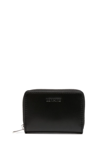 LEMAIRE zip wallet compact black LEMAIRE zip wallet compact black