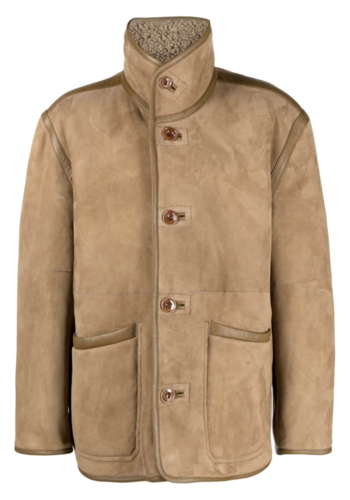 LEMAIRE reversible shearling coat sand stone LEMAIRE reversible shearling coat sand stone