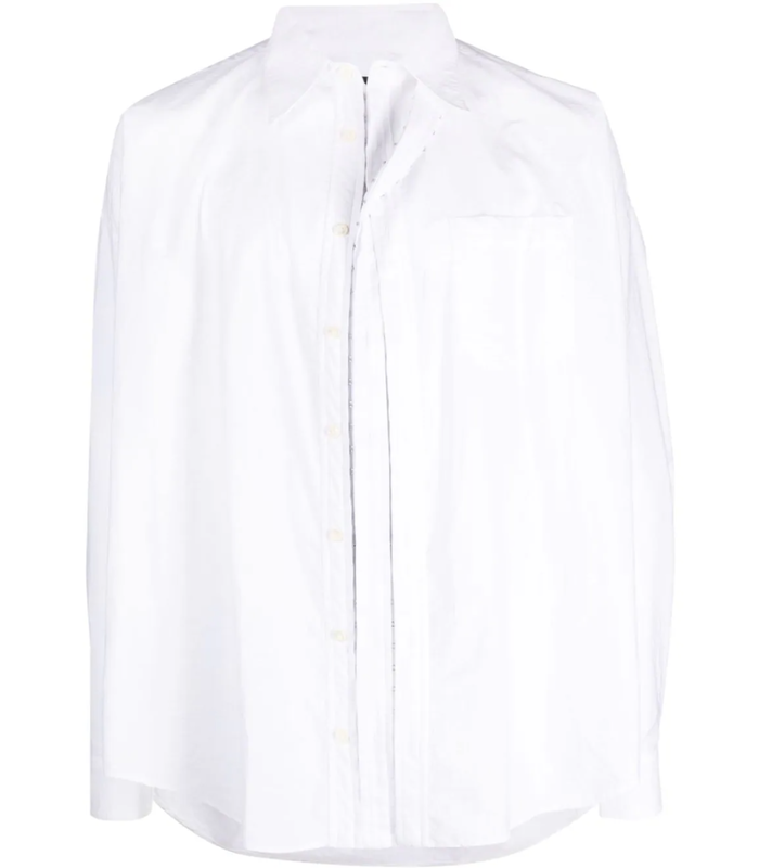 HOOK AND EYE SHIRT WHITE