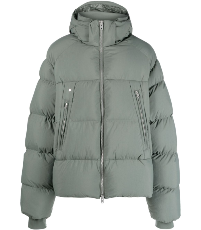 PUFF JACKET sage green