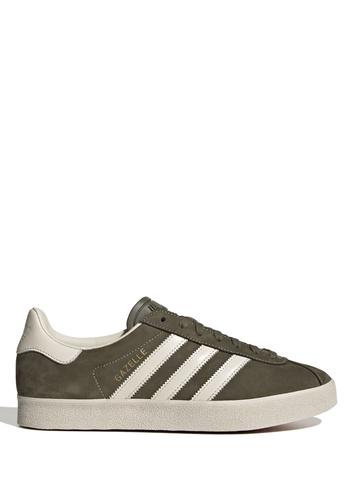 ADIDAS gazelle 85 olive strata / chalk white / wonder white