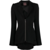 JEAN-PAUL GAULTIER SUIT JACKET WITH JPG X KNWLS EMBROIDERED DETAIL BLACK