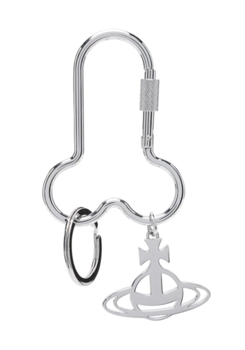 VIVIENNE WESTWOOD metal penis carabiner keyring silver VIVIENNE WESTWOOD metal penis carabiner keyring silver