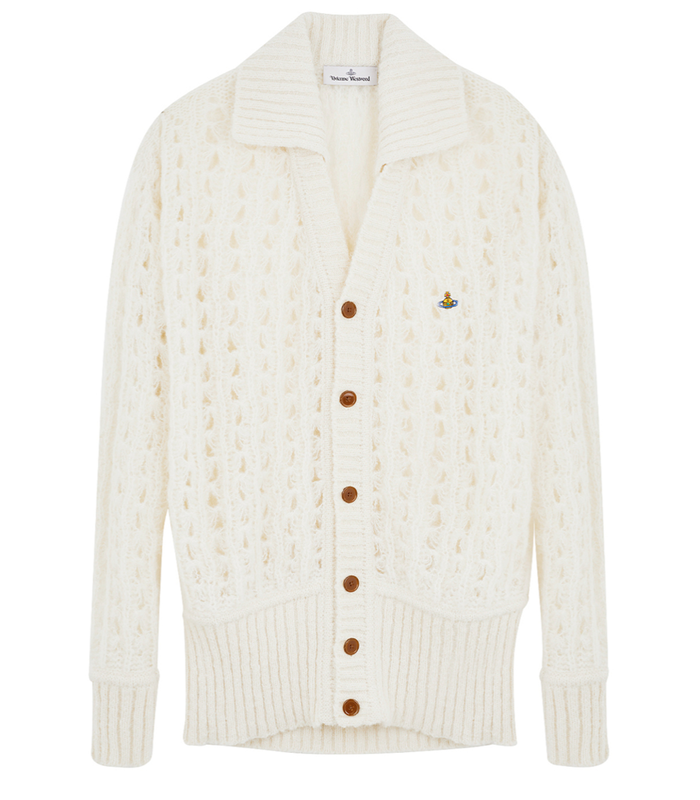 LACEWORK CARDIGAN CREAM