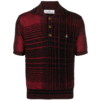 VIVIENNE WESTWOOD CHECK POLO BLACK/RED