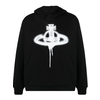 VIVIENNE WESTWOOD SPRAY ORB PULLOVER SWEATSHIRTBLACK