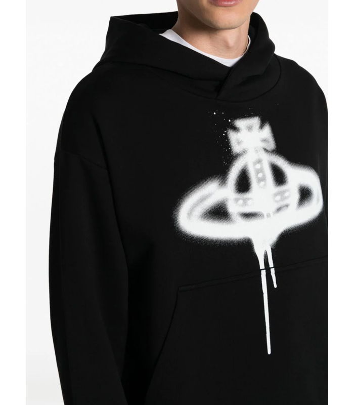 SPRAY ORB PULLOVER SWEATSHIRTBLACK