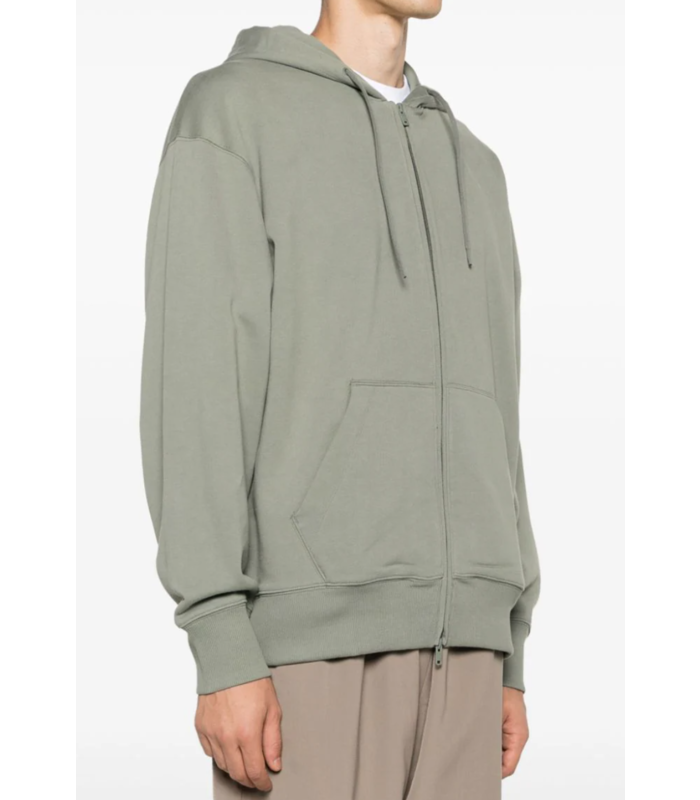 FT ZIP HOODIE STONE GREEN