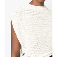 WRAP KNIT TOP CREAM