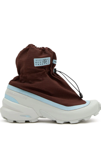 MM6 MAISON MARGIELA cross mid salomon bitter chocolate/lunar rock/crystal blue