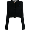 VIVIENNE WESTWOOD Bea Cropped Cardigan Black