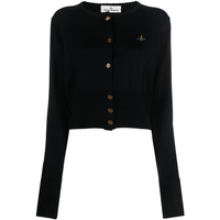 Bea Cropped Cardigan Black