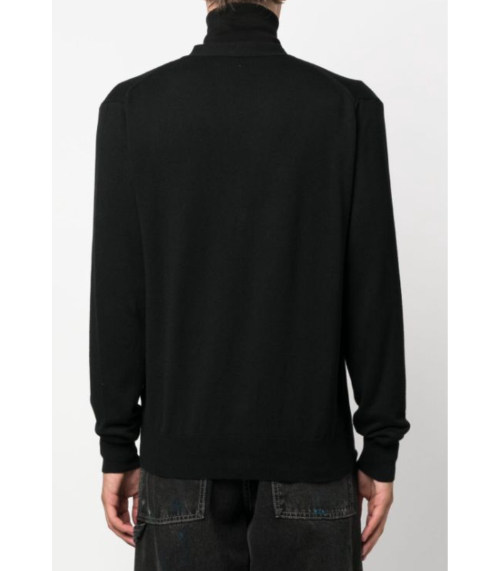 Man cardigan black