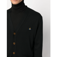 Man cardigan black