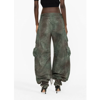 FERN CARGO PANTS - STAINED GREEN CAMOUFLAGE