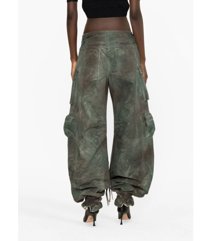 FERN CARGO PANTS - STAINED GREEN CAMOUFLAGE