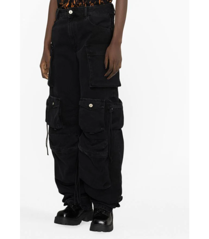 FERN CARGO PANTS - BLACK