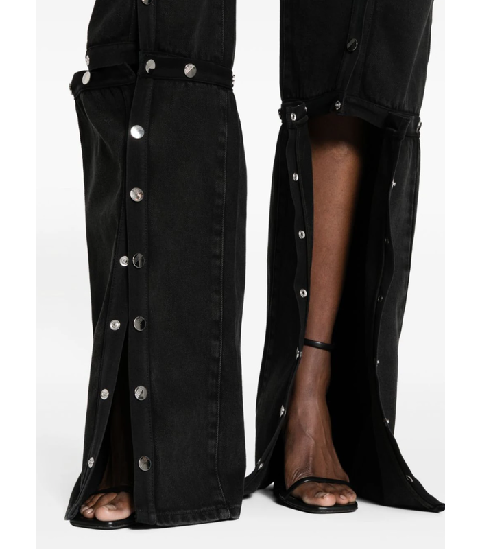 LONG DENIM PANTS - BLACK