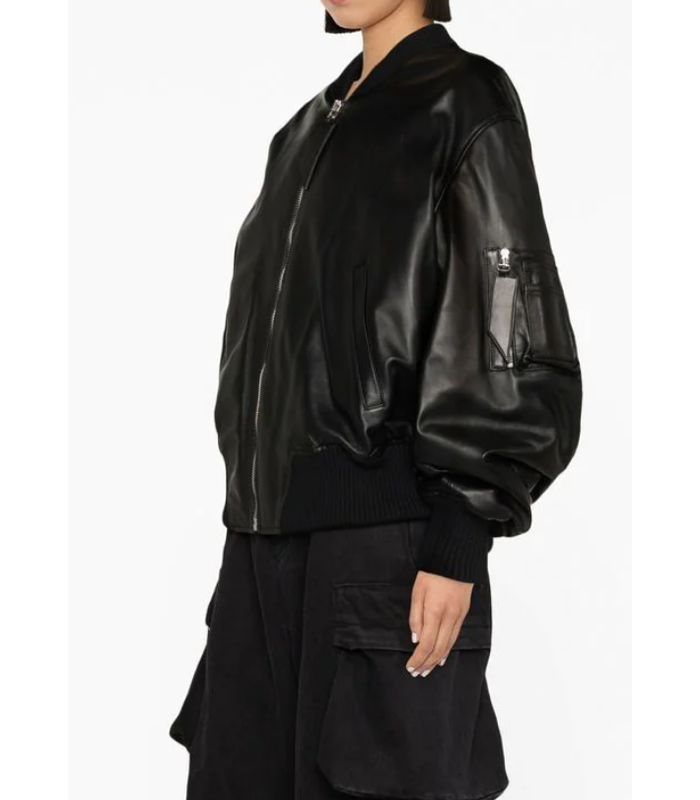 ANJA BOMBER - BLACK