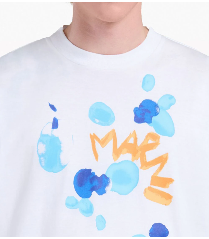 PAINTER TSHIRT LILY WHITE/BLUE