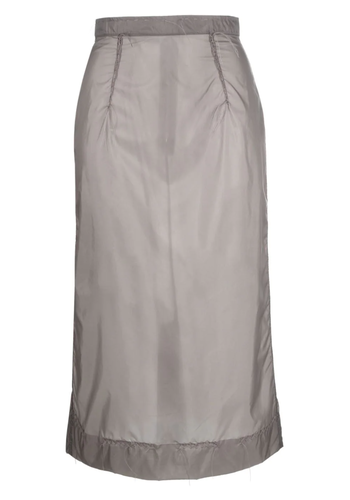 MAISON MARGIELA see-through midi skirt anthracite MAISON MARGIELA see-through midi skirt anthracite