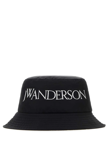 JW ANDERSON logo bucket hat black