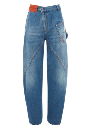 JW ANDERSON twisted workwear jeans light blue