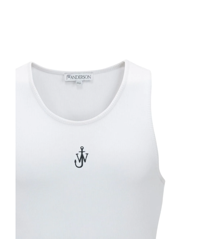 JW Anderson Anchor Logo Embroidered Tank Top - Bergdorf Goodman