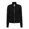JW ANDERSON FITTED ZIP UP CARDIGAN BLACK