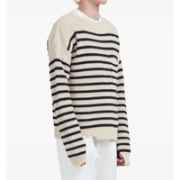 STRIPED ROUND NECK SWEATER