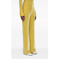 velvet pants royal yellow