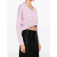 V-NECK CARDIGAN LIGHT ORCHID