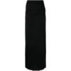 MAGDA BUTRYM cut-out maxi skirt black