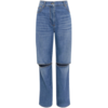 JW ANDERSON CUT OUT KNEE BOOTCUT JEANS