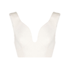 JIL SANDER BRA TOP CREAM WHITE