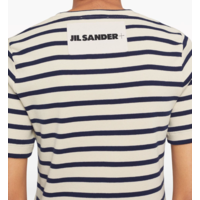 STRIPED T-SHIRT CREAM WHITE/NAVY