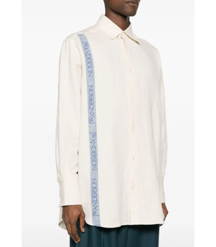 TEA TOWEL OVERSIZED SHIRT OFF-WHITE