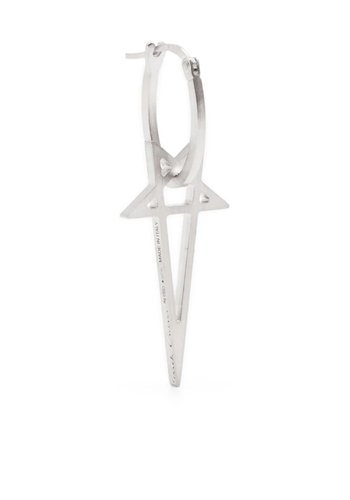 RICK OWENS pentagram earring palladio