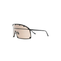 SUNGLASSES SHIELDING BLACK/BROWN