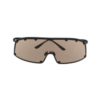 SUNGLASSES SHIELDING BLACK/BROWN