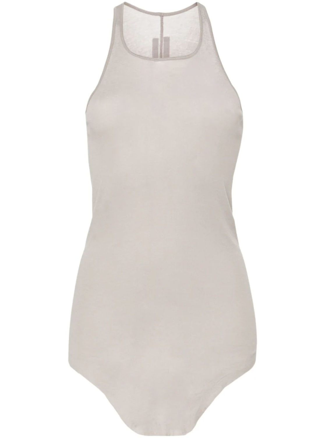 RICK OWENS BASIC RIB TANK TOP PEARL - MEGUSTA