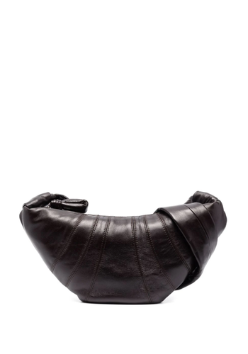 LEMAIRE small croissant bag dark chocolate