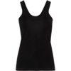 LEMAIRE RIB TANK TOP BLACK