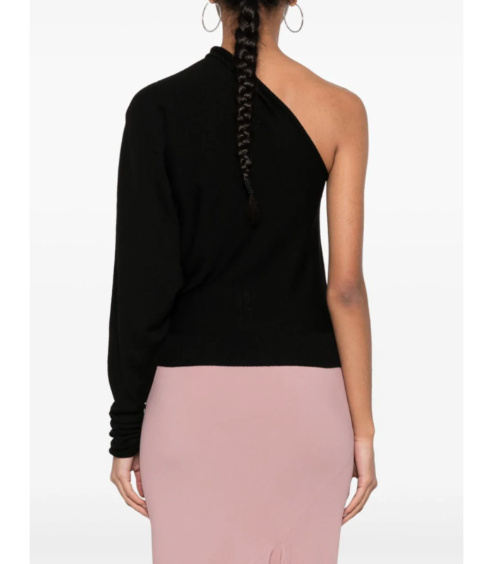 ONE-SLEEVE TOP BLACK