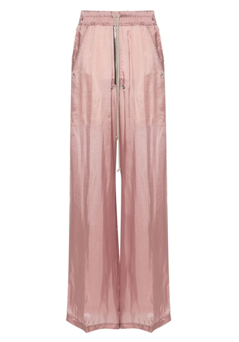 RICK OWENS drawstring geth belas dusty pink trousers