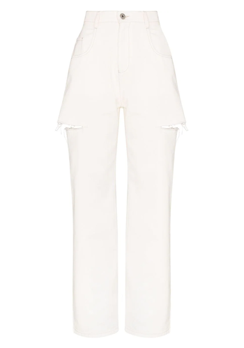 MAISON MARGIELA side split jeans milk